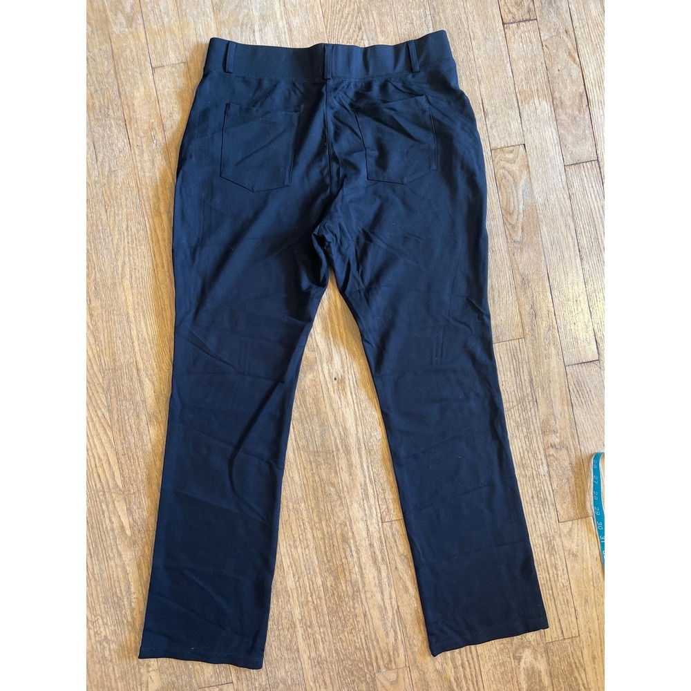 Willit Womens Black Dress Yoga Pants Straight Leg Work Trousers Size L 29 Inseam - Picture 5 of 5